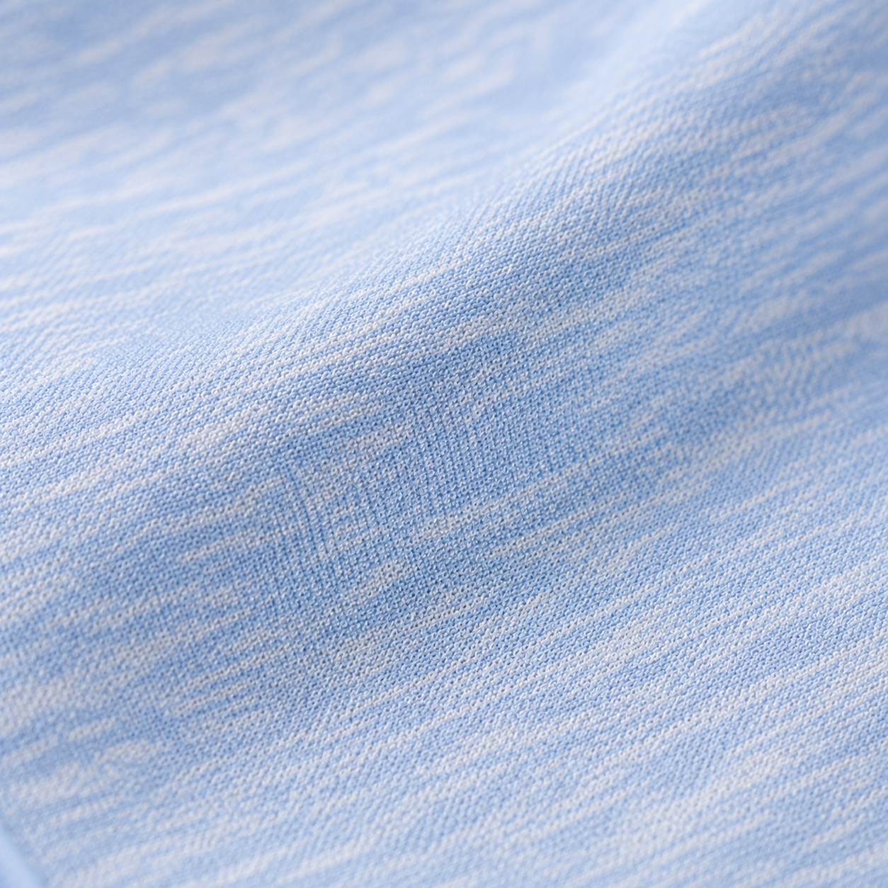 Close-up weave of Moonchill cool-touch fabric in Sky Blue