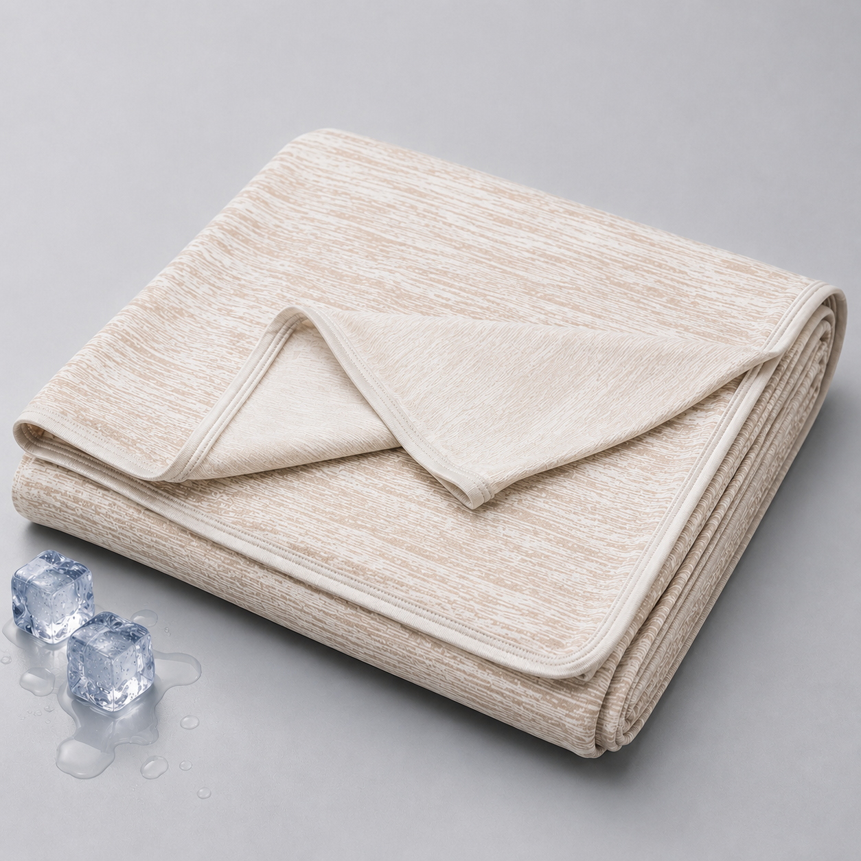 Cream fabric swatch — Moonchill cooling blanket