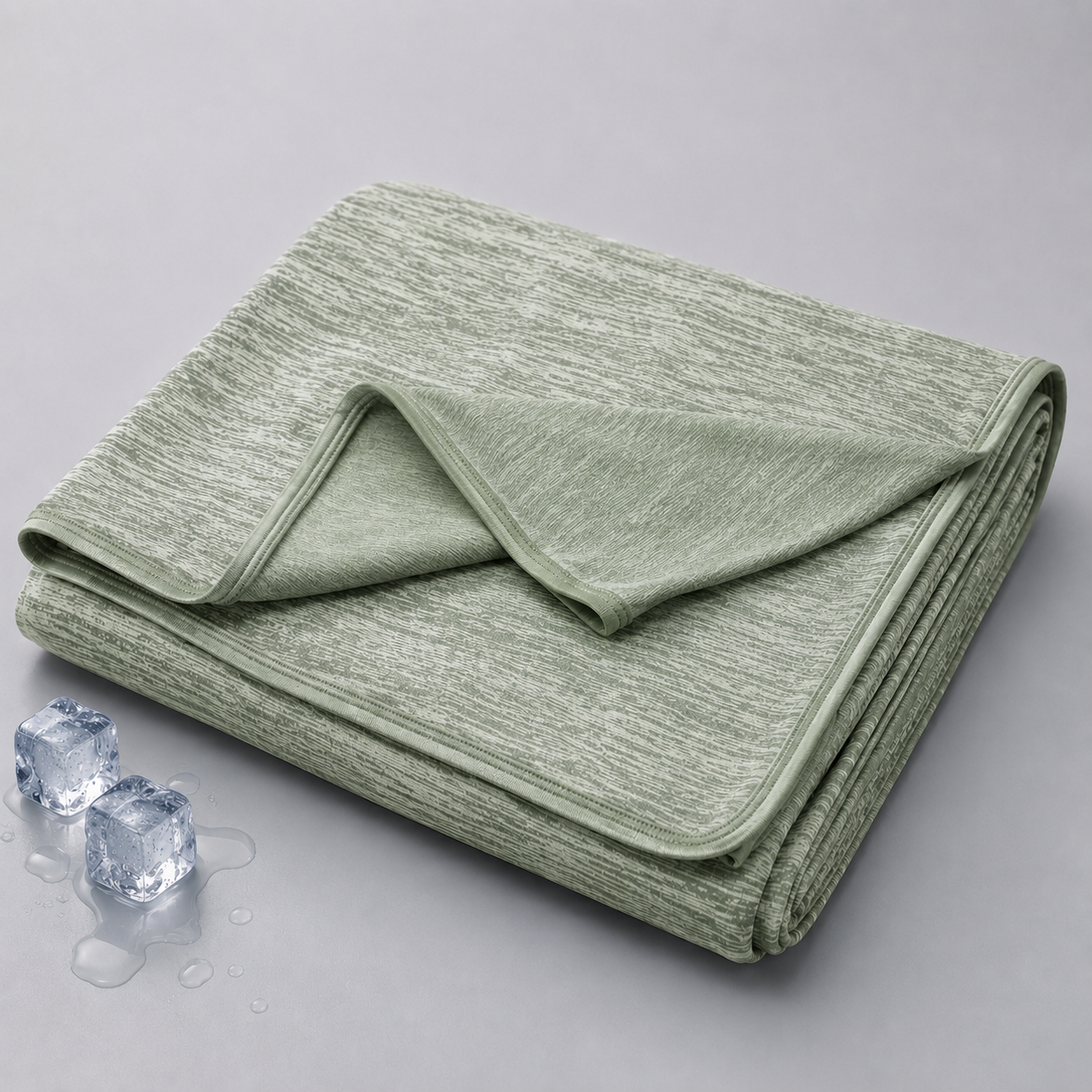 Sage Green fabric swatch — Moonchill cooling blanket
