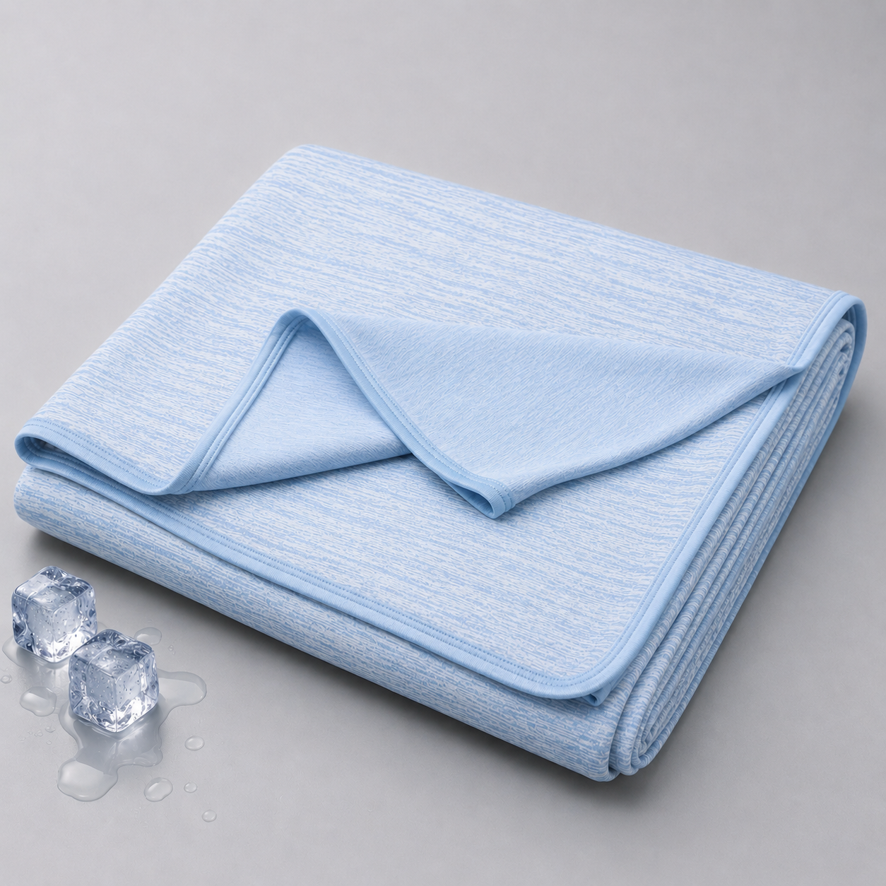 Sky Blue fabric swatch — Moonchill cooling blanket